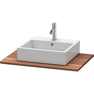 Duravit XSquare console en bois massif XS061D07777 80 x 55 cm, noyer américain, avec 1 découpe