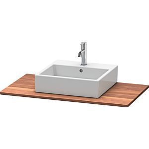 Duravit console XSquare en bois massif XS061E07777 100x55cm, noyer américain, avec découpe 2000