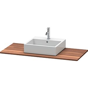 Duravit console XSquare en bois massif XS061F07777 120x55cm, noyer américain, avec découpe 2000