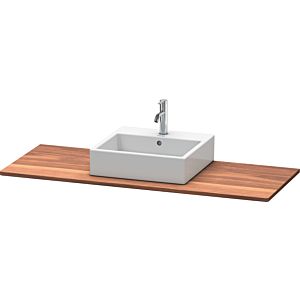 Duravit XSquare console en bois massif XS061GM7777 140x55cm, avec découpe 2000 , milieu, noyer américain
