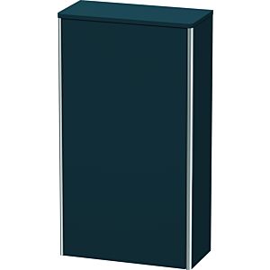Duravit XSquare armoire Duravit XSquare XS1303L9898 50x88x23.6cm, porte à gauche, soie bleu nuit mat