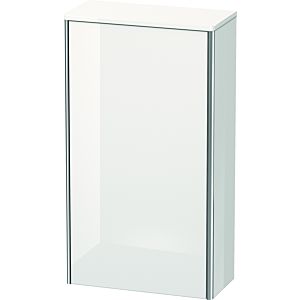 Duravit XSquare Halbhochschrank XS1303R2222 50x88x23,6cm, Tür rechts, weiß hochglanz
