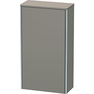 Duravit XSquare Halbhochschrank XS1303R4343 50x88x23,6cm, Tür rechts, Basalt matt