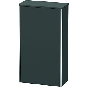 Duravit XSquare Halbhochschrank XS1303R4949 50x88x23,6cm, Tür rechts, Graphit matt