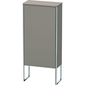 Duravit XSquare armoire Duravit XSquare XS1304L4343 50x88x23.6cm, porte à gauche, debout, basalte mat