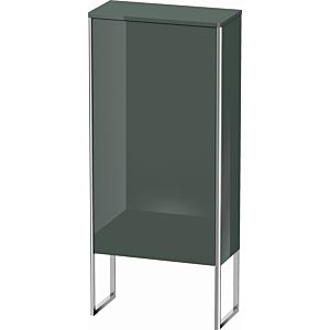 Duravit XSquare Halbhochschrank XS1304R3838 50x88x23,6cm, Tür rechts, stehend, Dolomiti Grey hochglanz