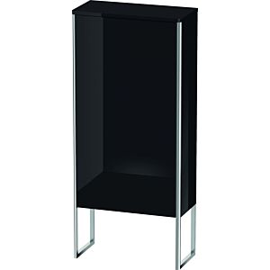 Duravit XSquare armoire de XSquare Duravit XS1304R4040 50x88x23,6cm, porte à droite, debout, noir brillant