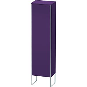 Duravit XSquare Hochschrank XS1314L9494 50x176x35,6cm, Tür links, stehend, Aubergine seidenmatt
