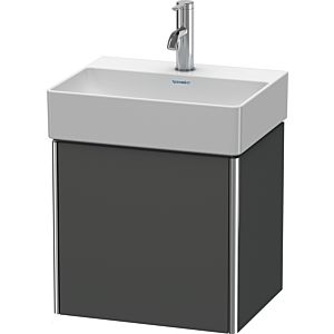 Duravit XSquare Waschtisch-Unterschrank XS4060R4949 43,4x39,7x34cm, Tür rechts, Graphit matt