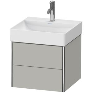 Duravit XSquare Duravit XS416000707 48,4x39,7x46cm, 2 tiroirs, gris béton mat
