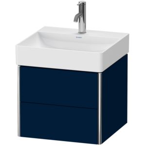 Duravit XSquare Duravit XS416009898 48,4x39,7x46cm, 2 tiroirs, bleu nuit soie mat