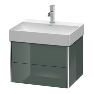 Duravit XSquare Duravit XS416103838 58,4x39,7x46cm, 2 tiroirs, Dolomiti Grey brillant