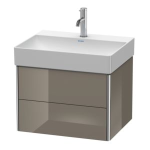 Duravit XSquare Duravit XSquare XS416108989 58.4x39.7x46cm, 2 drawers, high gloss flannel gray