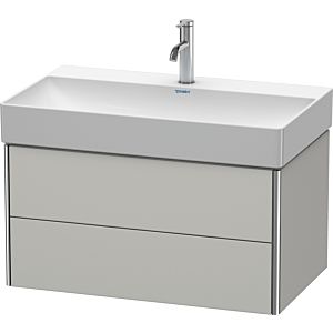 Duravit XSquare Waschtisch-Unterschrank XS416200707 78,4x39,7x46cm, 2 Schubkästen, Betongrau matt