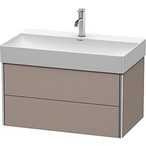 Duravit XSquare Waschtisch-Unterschrank XS416204343 78,4x39,7x46cm, 2 Schubkästen, Basalt matt
