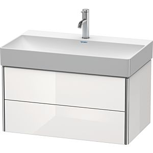 Duravit XSquare Waschtisch-Unterschrank XS416208585 78,4x39,7x46cm, 2 Schubkästen, weiß hochglanz