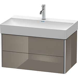 Duravit XSquare Duravit XS416208989 78,4x39,7x46cm, 2 tiroirs, flanelle gris brillant