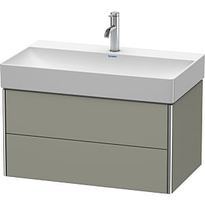Duravit XSquare Duravit XS416209292 78,4x39,7x46cm, 2 tiroirs, gris pierre satiné mat