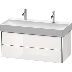Duravit XSquare Duravit XS416308585 98,4x39,7x46cm, 2 tiroirs, blanc brillant