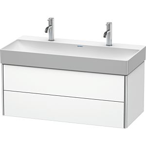 Duravit XSquare Waschtisch-Unterschrank XS416301818 98,4x39,7x46cm, 2 Schubkästen, weiß matt
