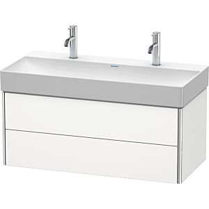 Duravit XSquare Duravit XS416303636 98,4x39,7x46cm, 2 tiroirs, blanc satiné mat