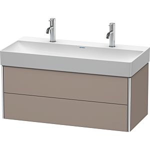 Duravit XSquare Duravit XS416304343 98,4x39,7x46cm, 2 tiroirs, basalte mat