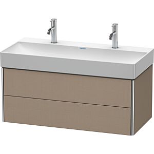 Duravit XSquare Duravit XS416307575 98,4x39,7x46cm, 2 tiroirs, Lin