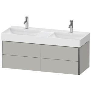 Duravit XSquare Duravit XS416400707 118,4x39,7x46cm, 4 tiroirs, gris béton mat