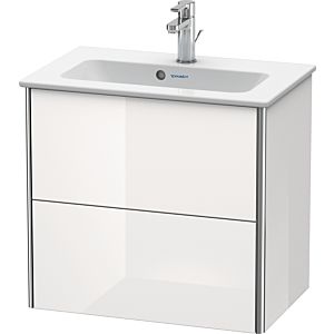Duravit XSquare Duravit XS416503939 61x56x38.8cm, 2 tiroirs, nordique blanc satiné mat