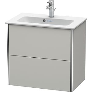 Duravit XSquare Duravit XSquare XS416500707 61x56x38.8cm, 2 drawers, matt concrete gray