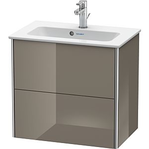 Duravit XSquare Duravit XS416508989 61x56x38.8cm, 2 tiroirs, gris flanelle brillant