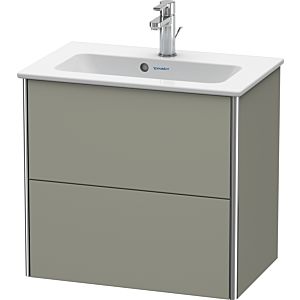 Duravit XSquare Duravit XS416509292 61x56x38.8cm, 2 tiroirs, gris pierre satiné mat