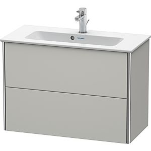 Duravit XSquare XS416600707 81x56x38.8cm, 2 tiroirs, gris béton mat