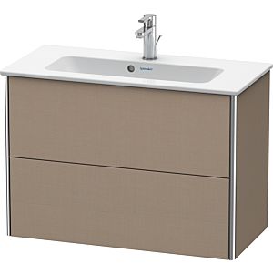 Duravit XSquare Waschtisch-Unterschrank XS416607575 81x56x38,8cm, 2 Schubkästen, Leinen