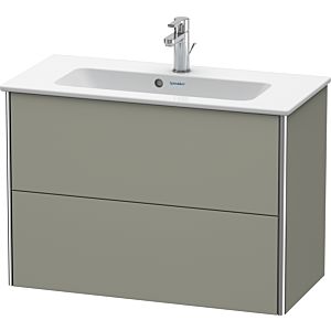 Duravit XSquare Waschtisch-Unterschrank XS416609292 81x56x38,8cm, 2 Schubkästen, Steingrau seidenmatt