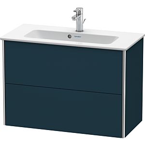 Duravit XSquare Waschtisch-Unterschrank XS416609898 81x56x38,8cm, 2 Schubkästen, Nachtblau seidenmatt