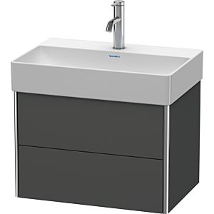 Duravit XSquare Duravit XS416704949 58,4x39,7x39cm, 2 tiroirs, Graphit matt