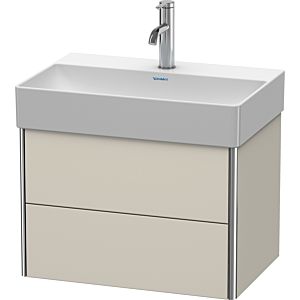 Duravit XSquare Duravit XS416709191 58,4x39,7x39cm, 2 tiroirs, Taupe