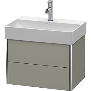 Duravit XSquare Duravit XSquare XS416709292 58.4x39.7x39cm, 2 drawers, stone gray silk matt