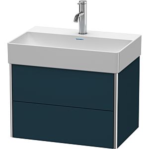 Duravit XSquare Duravit XS416709898 58,4x39,7x39cm, 2 tiroirs, bleu nuit soie mat