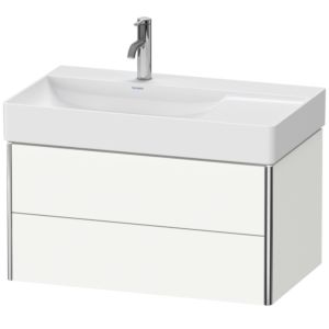 Duravit XSquare Duravit XS416803636 78,4x39,7x46cm, 2 tiroirs, blanc soie mat