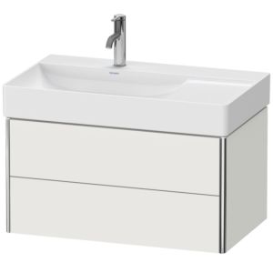 Duravit XSquare Duravit XS416803939 78,4x39,7x46cm, 2 tiroirs, nordique blanc satiné mat