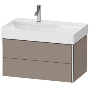 Duravit XSquare Waschtisch-Unterschrank XS416804343 78,4x39,7x46cm, 2 Schubkästen, Basalt matt
