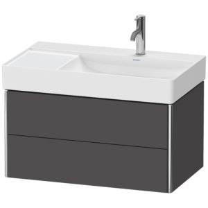 Duravit XSquare Duravit XSquare XS416904949 78.4x39.7x46cm, 2 drawers, Graphit matt