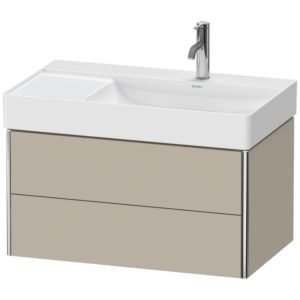 Duravit XSquare Duravit XS416906060 78,4x39,7x46cm, 2 tiroirs, Taupe soie mat