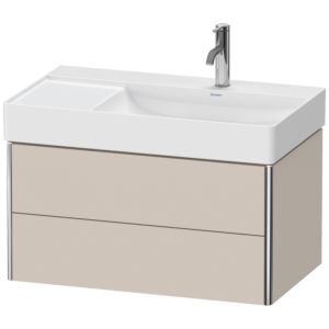Duravit XSquare Duravit XSquare XS416909191 78.4x39.7x46cm, 2 drawers, Taupe