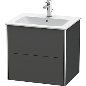 Duravit XSquare Duravit XS417104949 61x56x47.8cm, 2 tiroirs, Graphit matt