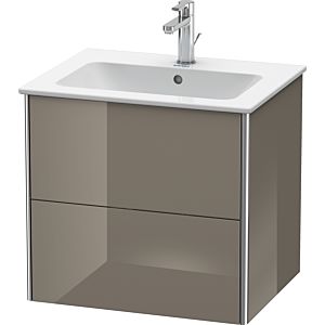 Duravit XSquare Duravit XSquare XS417108989 61x56x47.8cm, 2 drawers, flannel gray high gloss