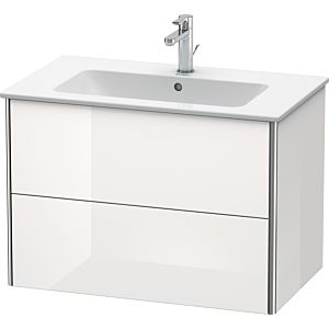 Duravit XSquare Waschtisch-Unterschrank XS417202222 81x56x47,8cm, 2 Schubkästen, weiß hochglanz