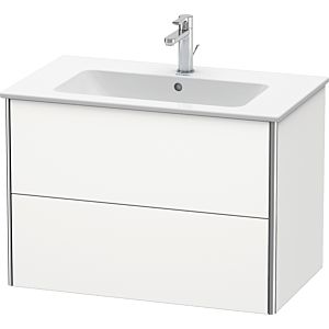 Duravit XSquare Waschtisch-Unterschrank XS417203636 81x56x47,8cm, 2 Schubkästen, weiß seidenmatt